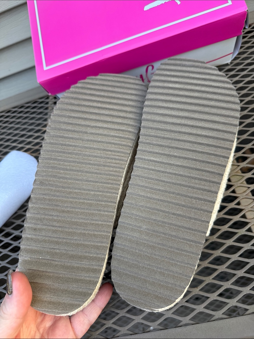 Corkys No Filter espadrille platform sandals w/ crochet & buckle straps Size 11 - Picture 12 of 14